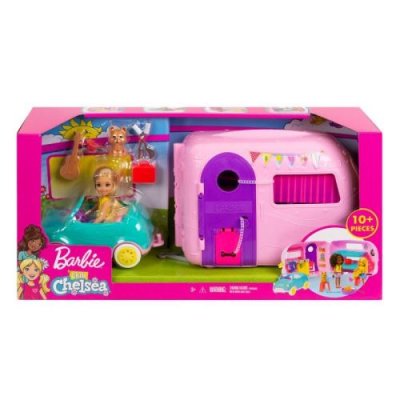 BARBIE Playset  Chelsea et sa caravane