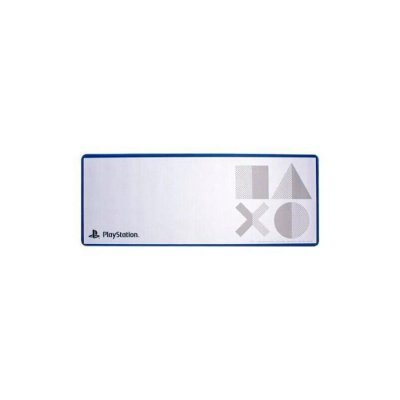 PALADONE Playstation  Gaming Mouse Pad Playstation 5th Gen Icons Blanc