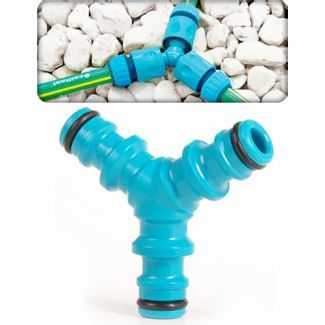CELLFAST Plumbing4home -  - connecteur &agrave; 2 voies pour tuyau d'arrosage - 1/2'' - 5/8'' CF50-205