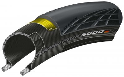 CONTINENTAL Pneu v&eacute;lo  Grand Prix 5000 700x28C noir TS 330 tpi