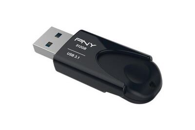 PNY  Attach&eacute; 4 - Cl&eacute; USB - 512 Go - USB 3.1