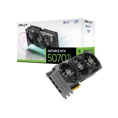 PNY  GeForce RTX 5070 Ti NVIDIA 16 Go GDDR7 - Neuf