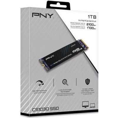 PNY  TECHNOLIGIES CS1030 Disque dur SSD - 1TB - PCIE - M2 - NVMe - Neuf