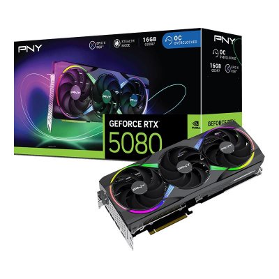 PNY  VCG508016TFXXPB1-O carte graphique NVIDIA GeForce RTX 5080 16 Go GDDR7
