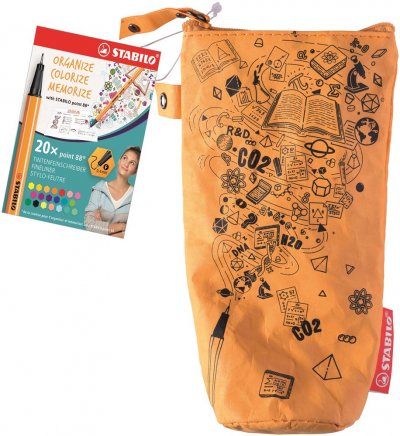 STABILO Pochette de 20 stylos feutres pointe fine Point 88 coloris assortis