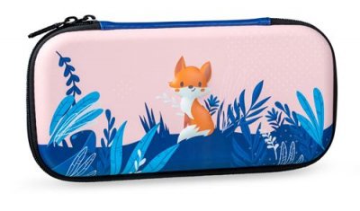 NACON Pochette de transport  3D Design Fox pour Nintendo Switch Bleu