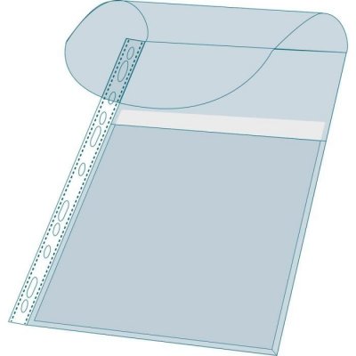 EXACOMPTA Pochette plan perfor&eacute;e A4 polypropyl&eacute;ne 20/100e - Paquet de 10