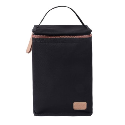 BEABA Pochette repas isotherme noir et or rose - 