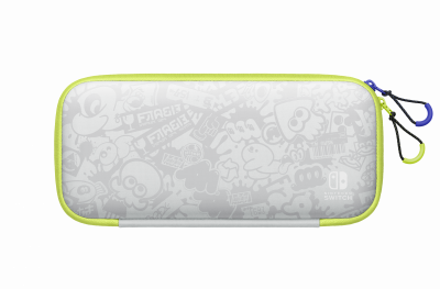 Pochette Transport (mod&egrave;le Oled) &eacute;dition Splatoon 3 + Protection Ecran 