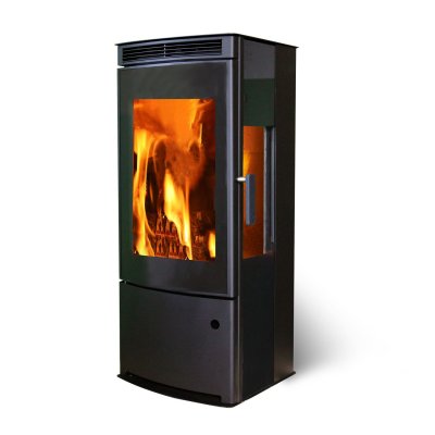 SUPRA Po&ecirc;le &agrave; bois en acier  Anaya tri-vision 9.1kW 150m&sup2;