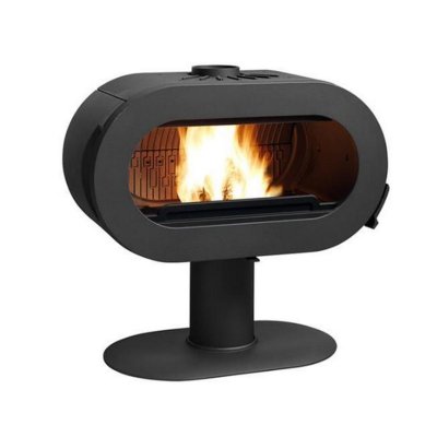 INVICTA Po&ecirc;le &agrave; bois -  - Fifty plus pied - 10 KW - En fonte - B&ucirc;ches 60 cm 