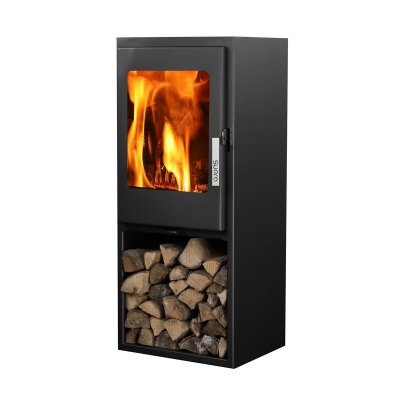 SUPRA Po&ecirc;le &agrave; bois JACCO B&Ucirc;CHER acier - vertical - &eacute;tanche - b&ucirc;cher - 5kW