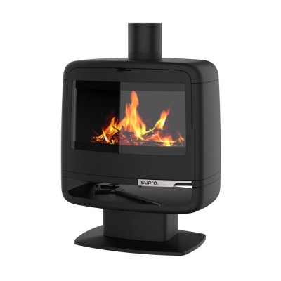 SUPRA Po&ecirc;le &agrave; bois PAUL SUR PIED 10KW en fonte - &eacute;tanche - eco design