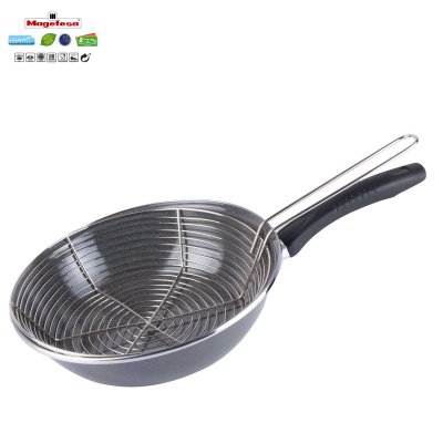 MAGEFESA Po&ecirc;le &agrave; frire avec panier 26 cm, , parma, , gris 26