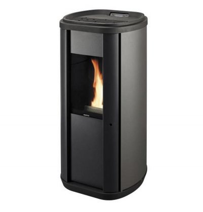 SUPRA Po&ecirc;le &agrave; granul&eacute;s de bois 5.5kw noir/anthracite  - coralie5anthra 