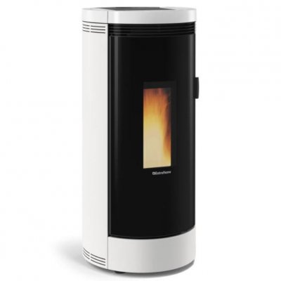 NORDICA EXTRAFLAME po&ecirc;le &agrave; granul&eacute;s de bois 9kw blanc - debbycxblanc 