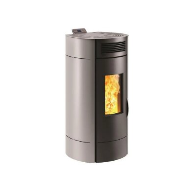 INVICTA Po&ecirc;le &agrave; granul&eacute;s de bois Gris LODI 10 WiFi - 9,5 kW - Tr&eacute;mie 16,5 kg