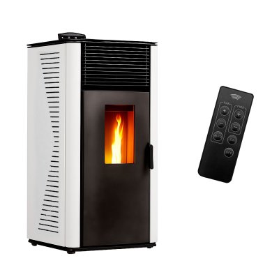 Po&ecirc;le &agrave; granul&eacute;s &eacute;tanche Anita 13 kW Blanc Sannover
