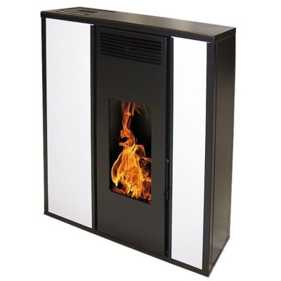 INTERSTOVES Po&ecirc;le &agrave; granules TESSA 10KW Etanche Concentrique - Blanc