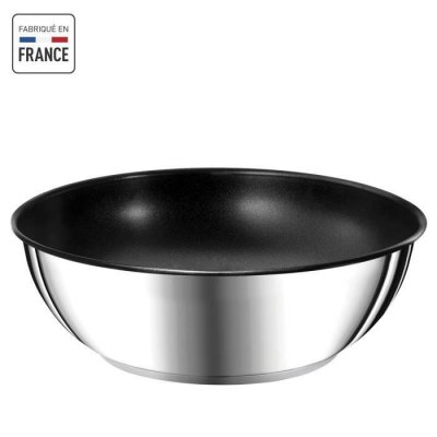 TEFAL Po&ecirc;le Wok &Oslash;26 cmng&eacute;nio Pr&eacute;f&eacute;rence Gris 