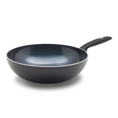 GREENPAN Po&ecirc;le wok torino 28 cm en c&eacute;ramique -  - Noir - C&eacute;ramique
