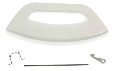 WHIRLPOOL Poignee de hublot global blanche futura pour lave linge  - c00507932