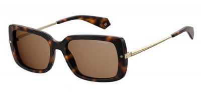 POLAROID  lunettes de soleil 4075/S086/SP dames carr&eacute;es marron/bronze