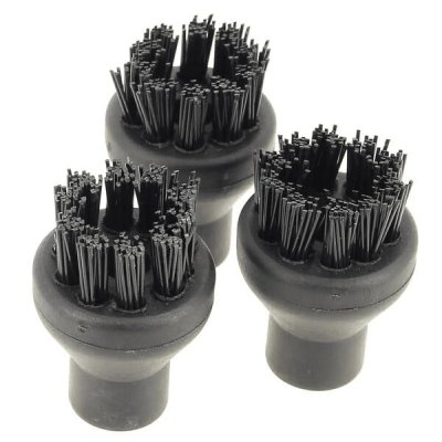 POLTI  - set de 3 brosses buse vapeur rep 206 pour pieces aspirateur