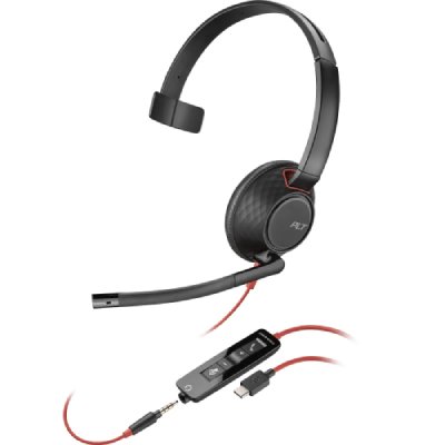 PLANTRONICS POLY Blackwire C5220 MICRO-CASQUE BINAURAL USB-C+Jack