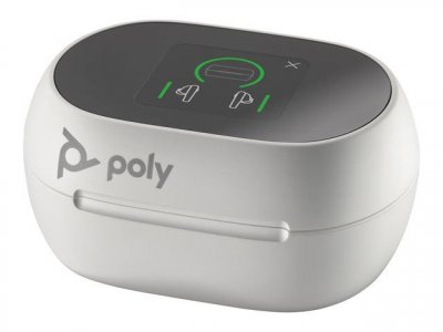  Poly &Eacute;couteur Blanc Voyager Free 60/60+ Certifi&eacute; Microsoft Teams (2 Pi&egrave;ces) 