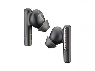 HP Poly - Kits d'embouts auriculaires pour v&eacute;ritables &eacute;couteurs sans fil - noir (pack de 2) 