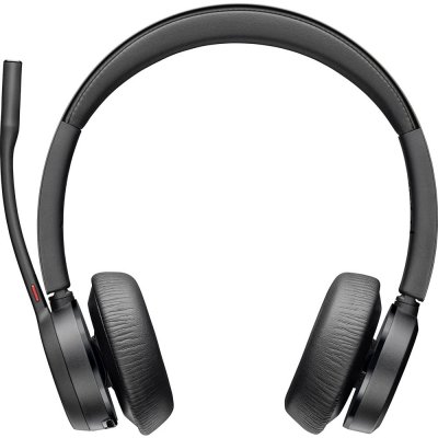 POLY  Voyager 4320 Micro-casque supra-auriculaire Bluetooth, filaire Stereo noir micro-casque