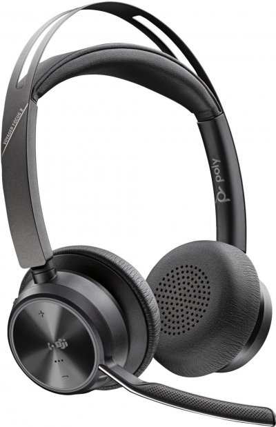 POLY  Voyager Focus 2 UC Teams USB-C-C pour PC/GSM +USB-C/A