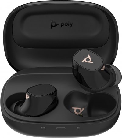 HP POLY Voyager Free 20 Black Earbuds +Basic Charge Case - Neuf
