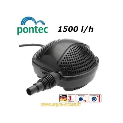 PONTEC Pompe &agrave; eau bassin de jardin et &eacute;tang 1500 l/h : Grande qualit&eacute;