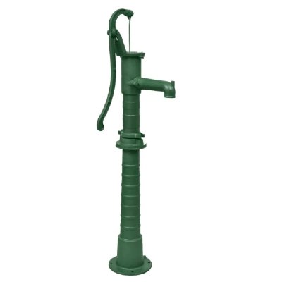 VIDAXL Pompe &agrave; eau de jardin avec support Fonte  Vert