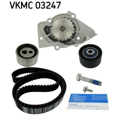 SKF Pompe &agrave; eau + kit de courroie de distribution  VKMC 03247