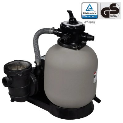 VIDAXL Pompe &agrave; filtre &agrave; sable 600 W 17000 l/h