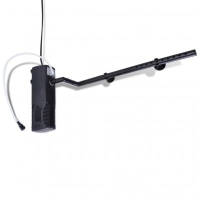 VIDAXL Pompe de filtration d'aquarium avec charbon actif 800 L/h 