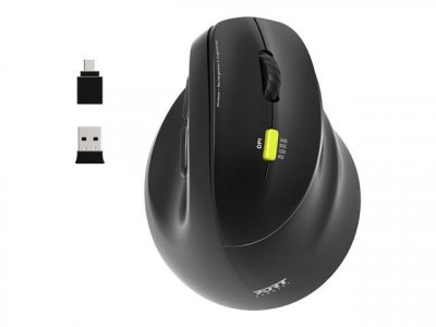 PORT DESIGNS PORT Connect Ergo Rechargeable Bluetooth Mouse (Droitier)