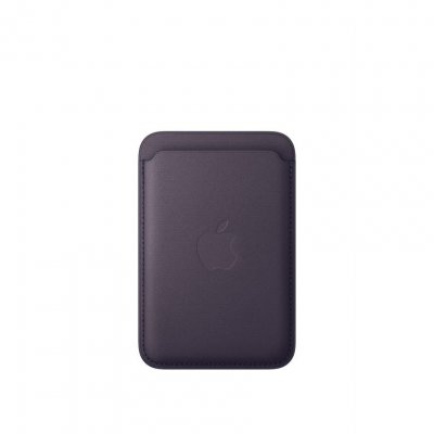 APPLE Porte-cartes en tissage fin pour iPhone avec MagSafe - Violet nuit