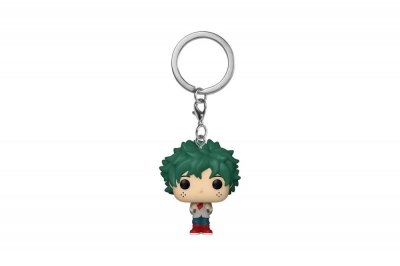 FUNKO Porte-cl&eacute;s  Pop! - My Hero Academia - Deku dans uniforme d'&eacute;cole