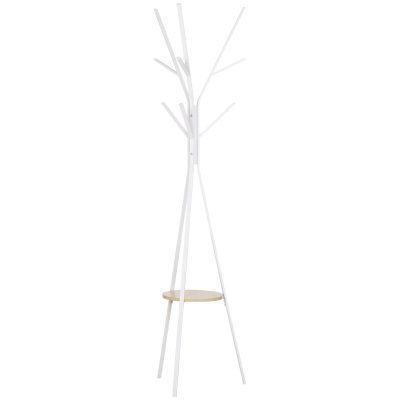 Porte-manteau design branches gris clair