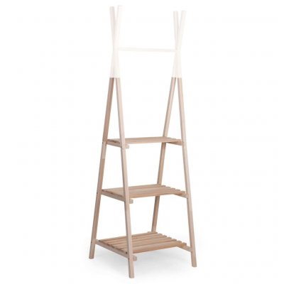 Porte-manteau grand tipi Bois Childhome Beige