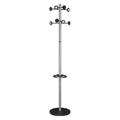 UNILUX Porte Manteaux Avec Porte Parapluie R&eacute;glable - Accueil - Gris