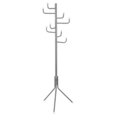 Porte manteaux en m&eacute;tal - 8 tiges - gris FIV3560234474475
