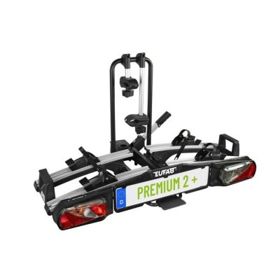 EUFAB Porte-v&eacute;los attelage sur plateforme  Premium 2 Plus 2 v&eacute;los ada