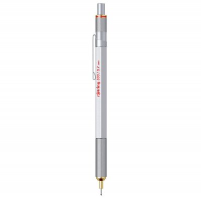 Portemine rOtring 800 - 0,7&nbsp;mm - corps argent&eacute; (1904448)