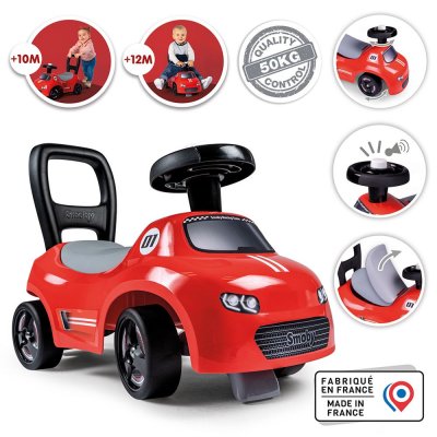 SMOBY Porteur b&eacute;b&eacute; auto Little  Rouge 