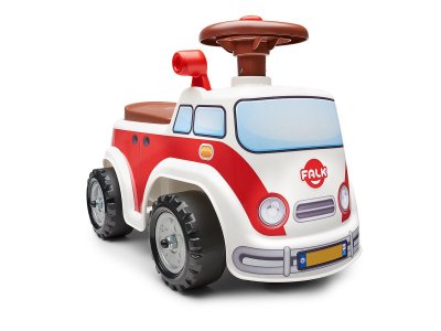 FALK Porteur enfant minivan vintage 1 &agrave; 3 ans - 